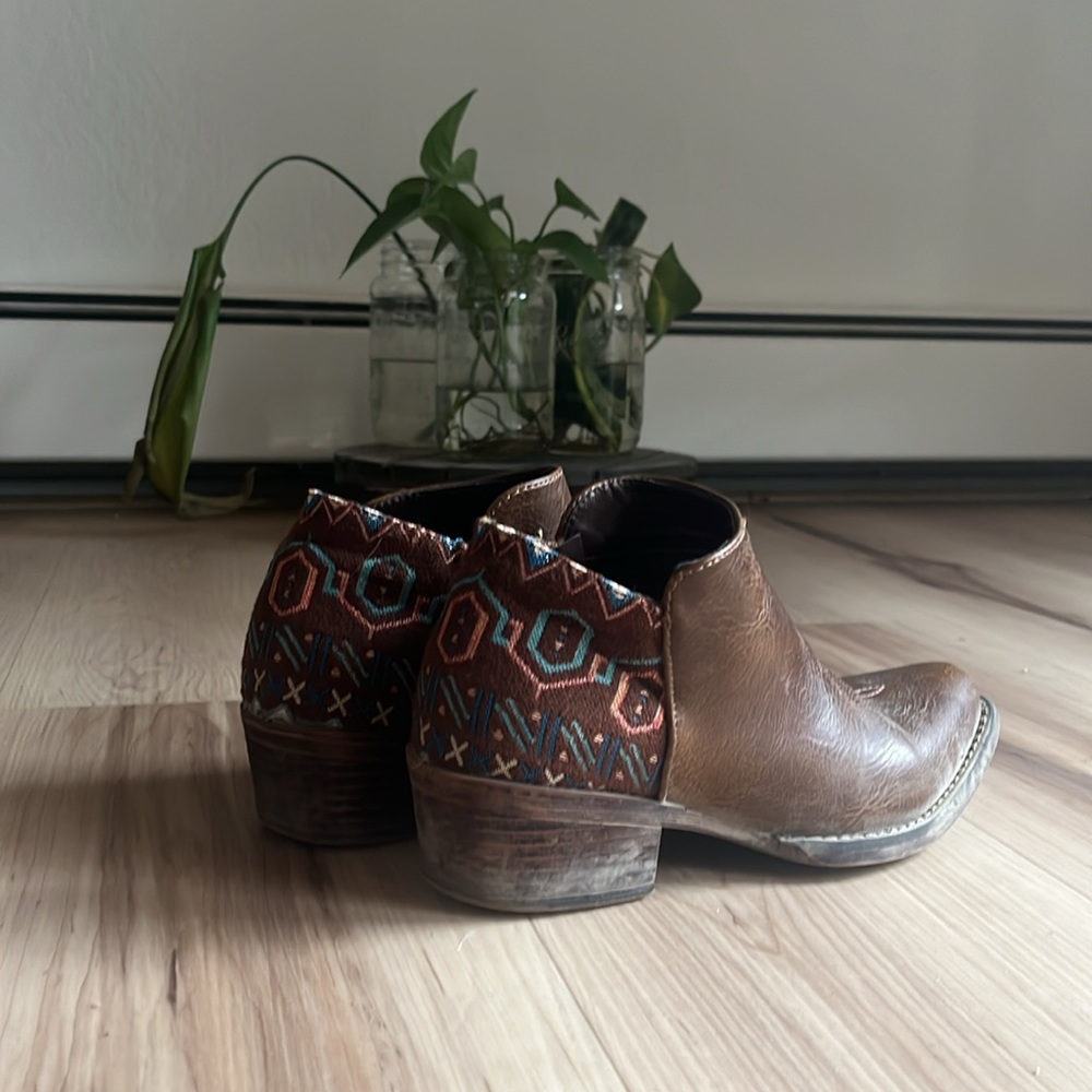 Leather Booties - Picture 2 of 3